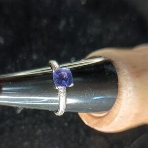 Tanzanite Platinum 1.5 ctw AAAA in size 10